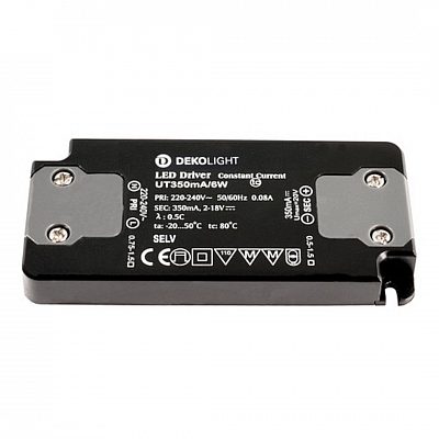 Блок питания Deko-Light Flat CC,DC UT350mA 0,7-6 W черный 0.7-18.0W IP20