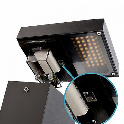 Bollard light Deko-Light Lerna 600 anthracite 7,4W 256lm CRI80 IP65 3000K, 4000K 2CCT