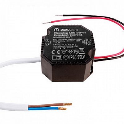 Power supply Deko-Light Mini D50012NT/ 6-12 W  500mA DIM black 12W IP65 DIMMABLE