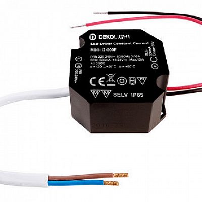Блок питания Deko-Light Octo DIM, CC, RSM-12-500T/	6.0-12.0 W черный 12W IP65 DIMMABLE