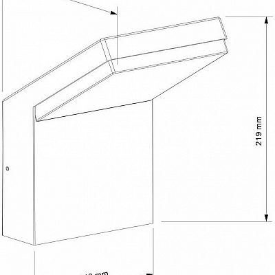 Фасадный светильник Deko-Light Tucanae темно-серый 18W 1650lm IP65 830