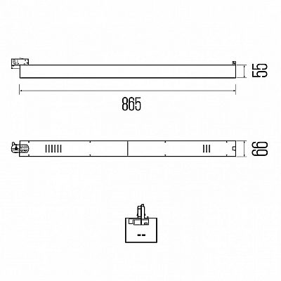 Track light Light4U Forsite 865 TR HE white 230V 36W 5450lm 30° IP20 940