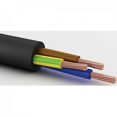 Кабель H05RR-F 4x0,75 черный