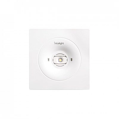 Аварийный светильник INTELIGHT STARLET SPOT QUAD SO 350 NM 3H AT 84053 белый квадратный 230V 3,5W 346lm IP20 750