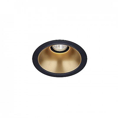Встраиваемый светильник Karizma Luce Dea Amata S черный / золотой 10W 640lm 55° IP54 TRIAC 930