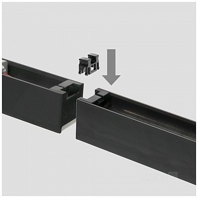 Laevalgusti Koline GO 1200 must 230V 40W 4800lm CRI80 110° IP20 3000K, 4000K, 6000K 3CCT