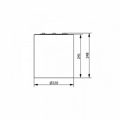Спот-светильник Light4U Skadi 220 SM HE белый 23W 3450lm 40° IP20 DALI 940