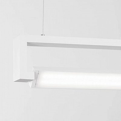Подвесной светильник Nova Luce Line белый 38W 1460lm IP20 3000K теплый белый