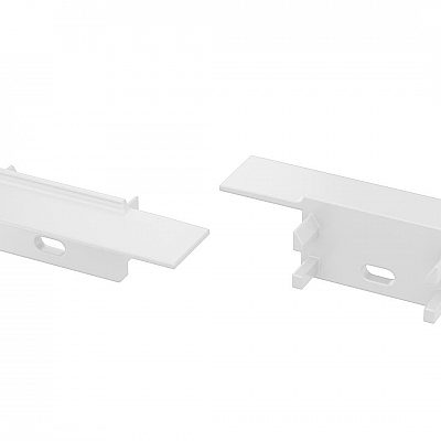 End cap LUMINES Hiro with hole, white