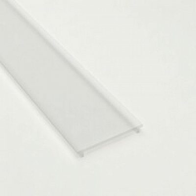 Aluminium profile cover LUZ NEGRA BERLIN XL, ROMA XL, 2m, frosted glass with UV protection for exteriors