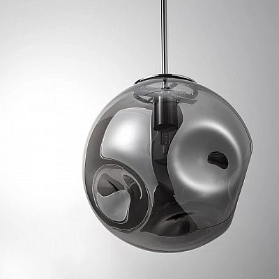 Pendant lamp Nova Luce Mayan smoke 230V E27 IP20