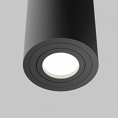 Spotlight Maytoni Atom black round GU10