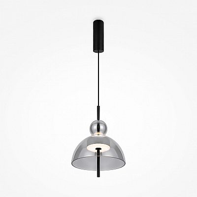 Rippvalgusti Maytoni Bangkok must 12W 1300lm 120° IP20 830