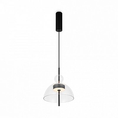 Rippvalgusti Maytoni Bangkok must / kirgas 12W 1300lm 120° IP20 830