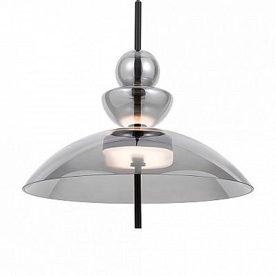 Rippvalgusti Maytoni Bangkok must 12W 1300lm 120° IP20 830
