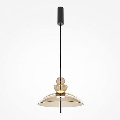 Rippvalgusti Maytoni Bangkok must / amber 12W 1300lm 120° IP20 830