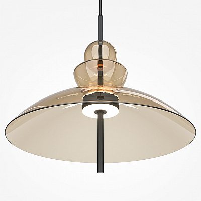 Riippuvalaisin Maytoni Bangkok musta / meripihka 12W 1300lm 120° IP20 830