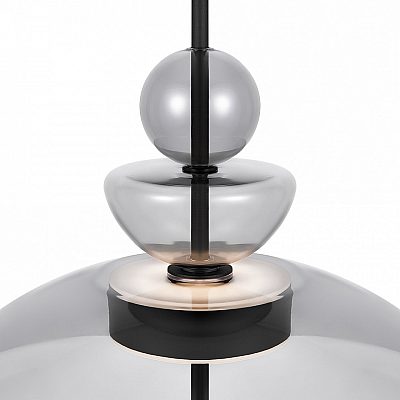 Pendant lamp Maytoni Bangkok black / gray 12W 1300lm 120° IP20 830