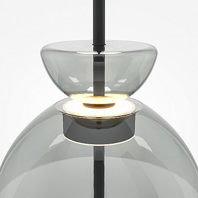 Pendant lamp Maytoni Bangkok black / gray 12W 1300lm 120° IP20 830
