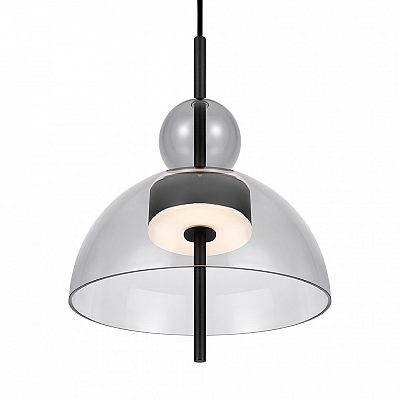 Riippuvalaisin Maytoni Bangkok musta / harmaa 12W 1300lm 120° IP20 830
