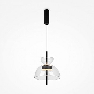 Rippvalgusti Maytoni Bangkok must / kirgas 12W 1300lm 120° IP20 830