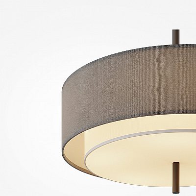 Pendant lamp Maytoni Bergamo dark gray 60W E27 IP20