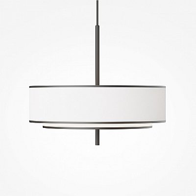 Pendant lamp Maytoni Bergamo black / white 60W E27 IP20