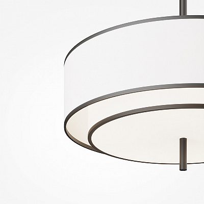 Pendant lamp Maytoni Bergamo black / white 60W E27 IP20