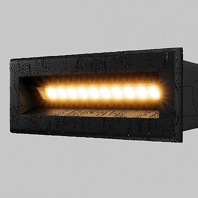 Встраиваемый фасадный светильник Maytoni BOSCA антрацит 230V 5W 400lm 60° IP65 830
