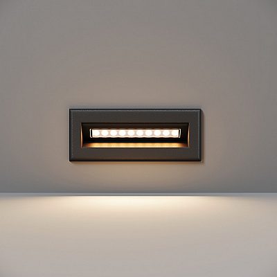 Встраиваемый фасадный светильник Maytoni BOSCA антрацит 230V 5W 400lm 60° IP65 830