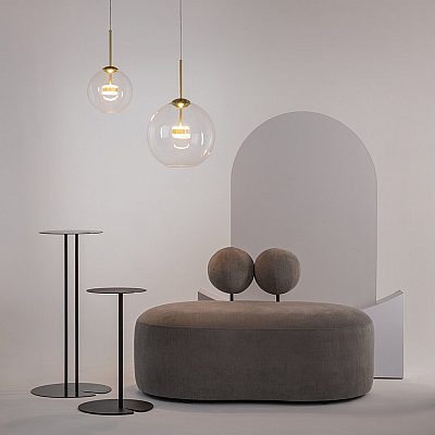 Pendant lamp Maytoni Cometa gold 12W 750lm 360° IP20 830