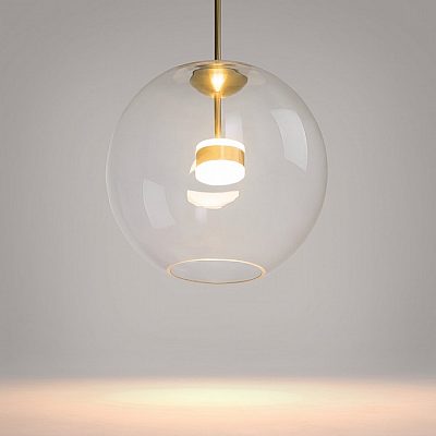 Pendant lamp Maytoni Cometa gold 12W 750lm 360° IP20 830