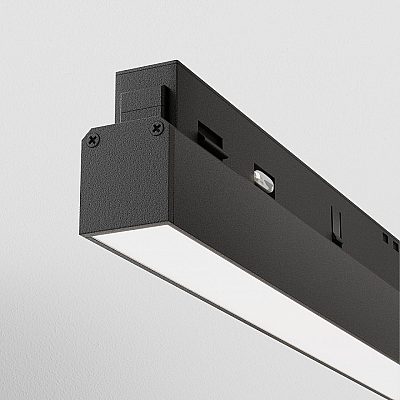 Siinivalgusti Maytoni Exility Basis must 48V 24W CRI90 120° IP20 DALI 2 2700K - 6000K soe - külm valge