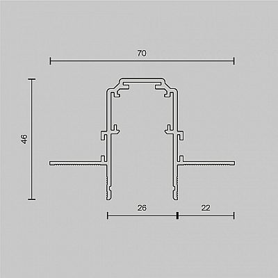 Power track Maytoni Exility black 48V