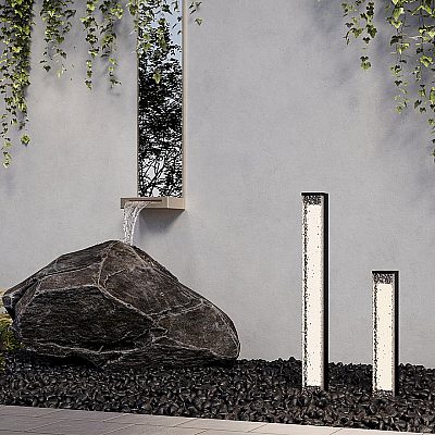 Bollard light Maytoni Floeva black 18W 1150lm 86° IP65 930
