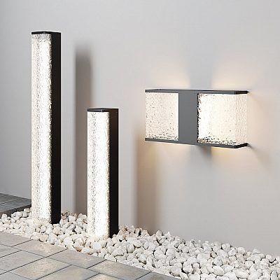 Facade luminaire Maytoni Floeva black E27 IP65