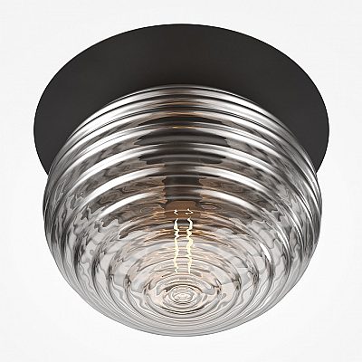 Ceiling lamp Maytoni Reels black 60W E27 IP20