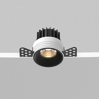 Süvisvalgusti Maytoni Round must 7W 480lm 50° IP65 930