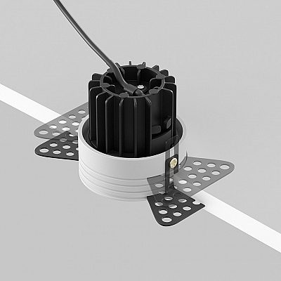 Süvisvalgusti Maytoni Round must 7W 480lm 50° IP65 930