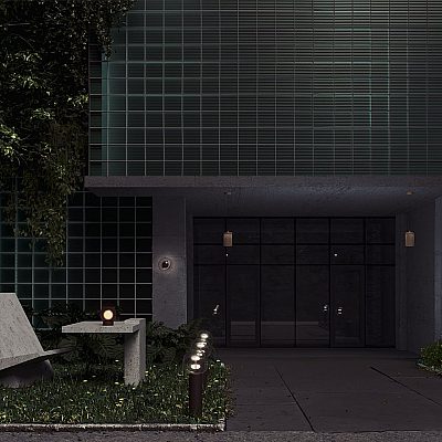 Bollard light Maytoni Velora brown 8W 420lm 110° IP65 930