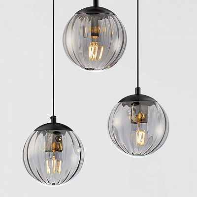 Rippvalgusti Nova Luce Abbacus 3 nikkel E27 IP20
