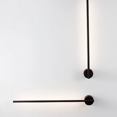 Seinavalgusti Nova Luce Aden must 10W 700lm 120° IP20 830