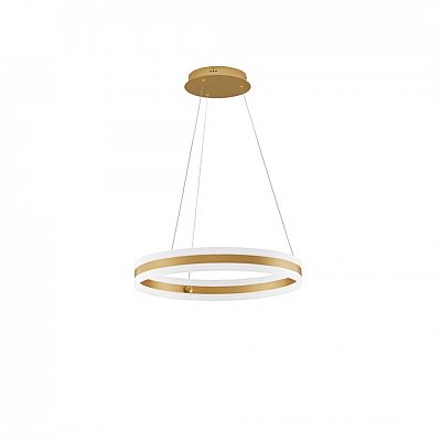 Rippvalgusti Nova Luce Agos läbipaistev / kuldne 230V 75W 2947lm IP20 TRIAC 3000K soe valge