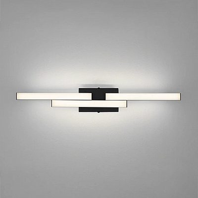 Wall light Nova Luce Atom black 14W 1342lm IP44 840