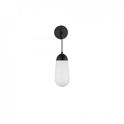 Seinavalgusti Nova Luce Blaky must / valge 230V E14 IP20