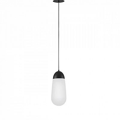 Подвесной светильник Nova Luce Blaky 1 черный / белый 230V E14 IP20