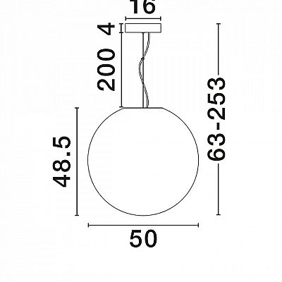 Подвесной светильник Nova Luce Bolita белый 230V 15W 900lm IP20 TRIAC 3000K теплый белый