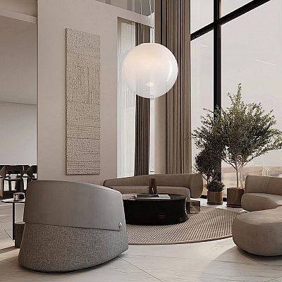 Подвесной светильник Nova Luce Bolita белый 230V 15W 900lm IP20 TRIAC 3000K теплый белый