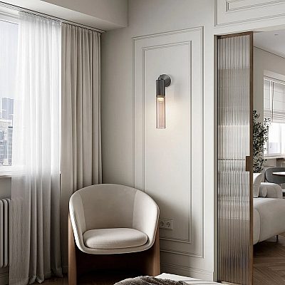 Настенный светильник Nova Luce Brielle прозрачный / черный 230V 5W 181lm IP20 830