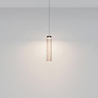 Pendant lamp Nova Luce Brielle transparent / black 230V 6W 282lm IP20 3000K warm white